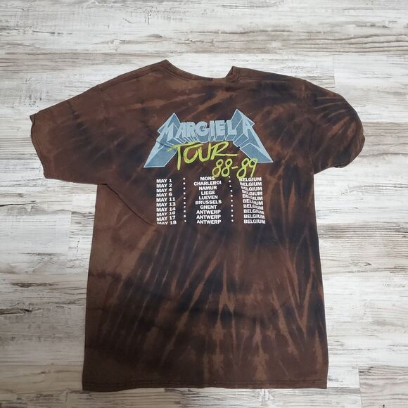 Metallica Shirt Reverse Tye Dye Size Medium 1989 Tour And Justice For All - Picture 3 of 4